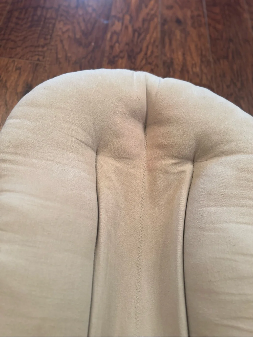 Snuggle me organic Infant Lounger and Crescent Nursing Pillow